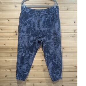 Athleta‎ Farallon Printed Jogger Womens 18 Blue Tie Dye